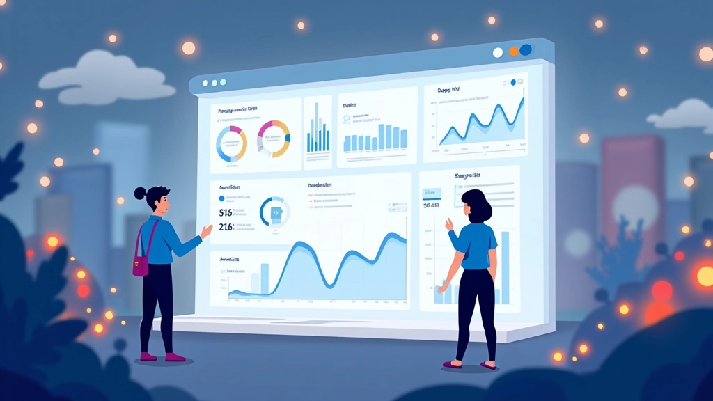Analytics dashboard with micro-interactions