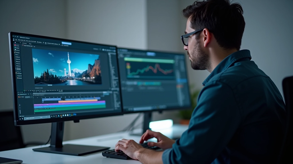Designer working with animation timeline software showing millisecond-level timing adjustments