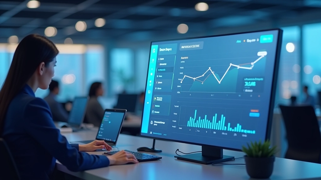 Fintech dashboard with animated loading states