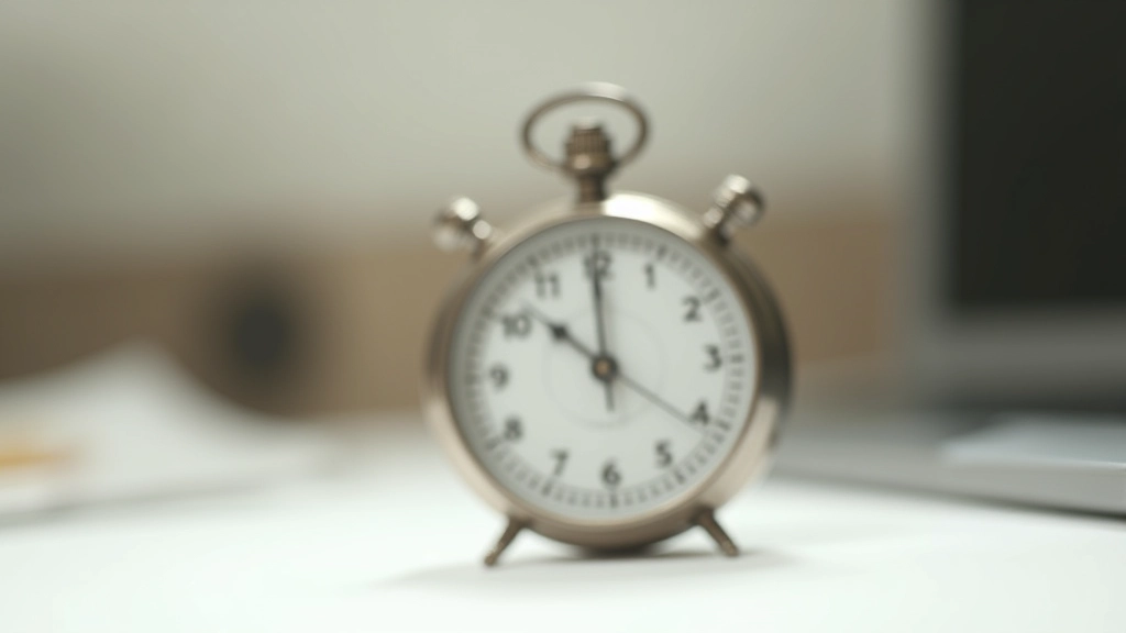 Stopwatch showing millisecond timing for micro-animations on clean minimalist background